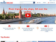 Tablet Screenshot of cruises-online.com